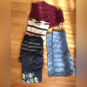 Set bundle of 2 tops 2 bottoms 1 sweater